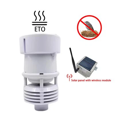 ce sdi12 lora lorawan rs485 interfaz modbus evapotranspiración 11 en 1 estación meteorológica automática al aire para la agricultura